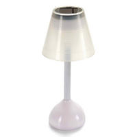 GARTENLAMPE Solar Ø 9,5 cm - Weiß, Kunststoff (9.5/9.5/20cm)
