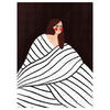 POSTER Bea Muller - The Woman With Black and White Stripes - Schwarz, Papier (50/70/0.1cm) - Poster&Frame