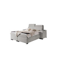 BOXBETT Nestor Dress Me Set.2 - Hellgrau, Holzwerkstoff/Textil (140/200cm) - Fun Möbel