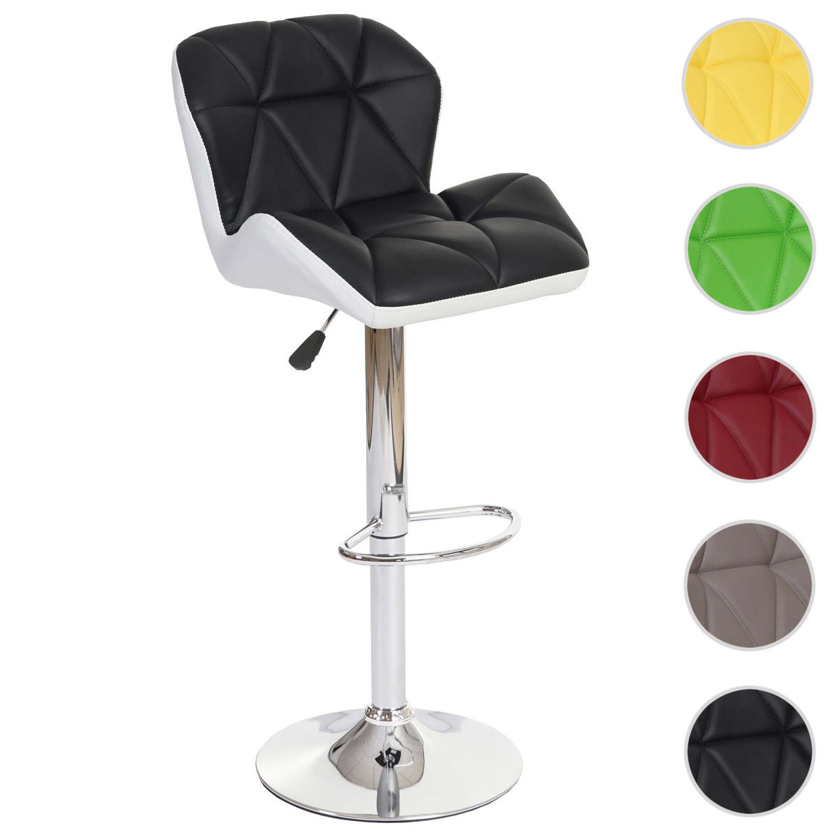 BARHOCKER Schwarz - Schwarz, Textil (44/106/49cm) - MCW