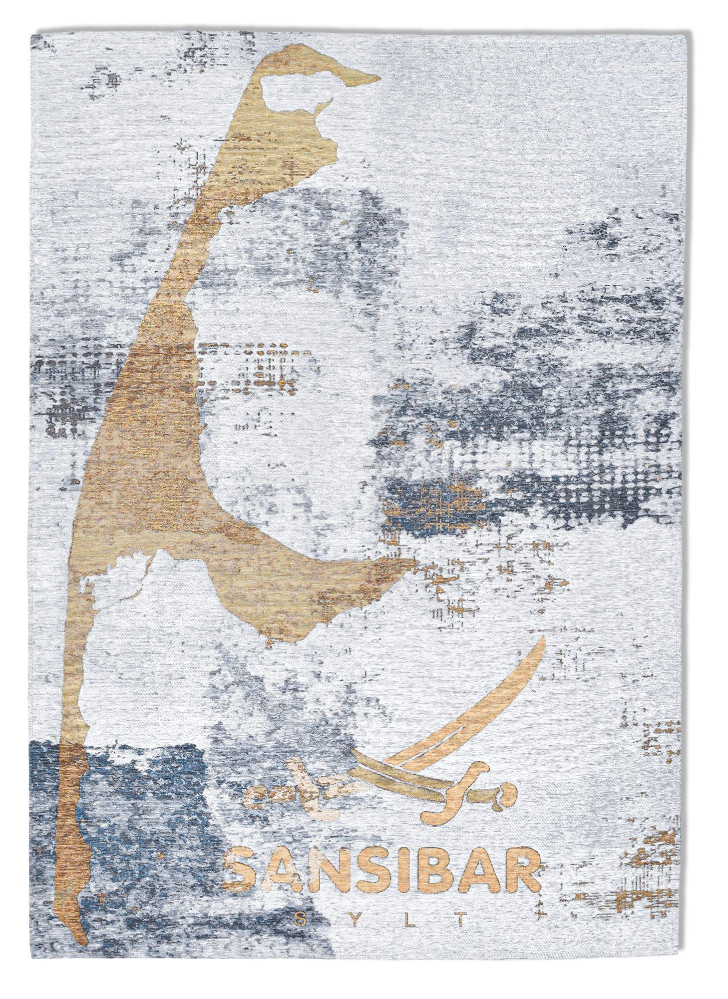 FLACHWEBTEPPICH Keitum 60x90 cm - Goldfarben, Textil (60/90cm) - Sansibar SYLT
