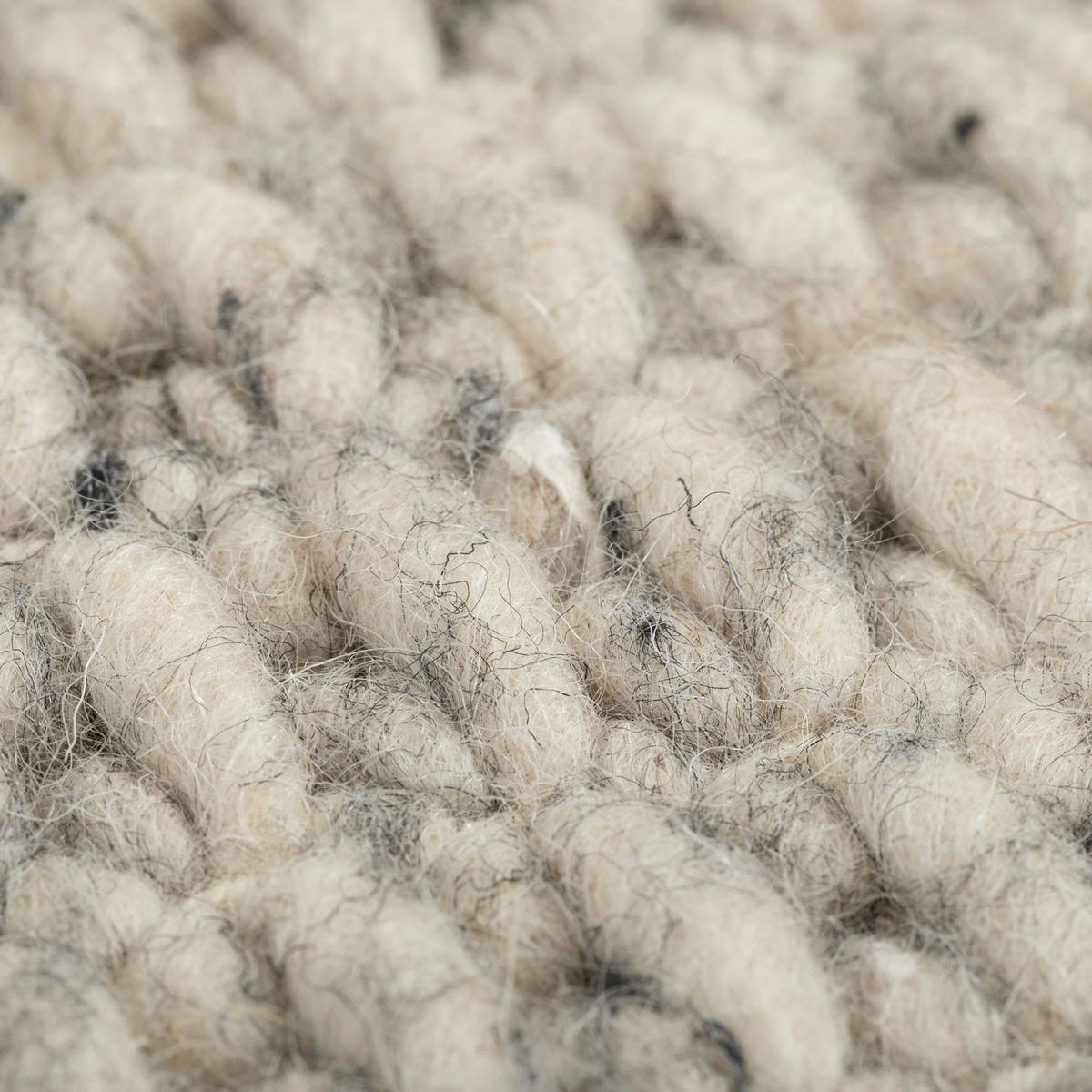 HANDWEBTEPPICH 60/60 cm Kornau - Grau, Naturmaterialien (60/120cm) - Steffensmeier