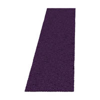 TEPPICH Hochflor Shaggy Uni Style Polypropylen Wohnzimmer Violett Läufer 80x250 - Lila, Textil (80/250cm) - KADIMA DESIGN