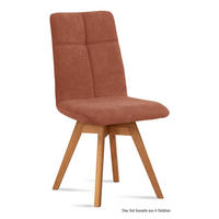 ESSZIMMERSTUHL drehbar (6er-Set) Dorea 47x92x60 Eiche geölt/Cognac - Cognac/Eichefarben, Kunststoff (60/92/47cm) - 58aufmkessel