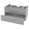 WASCHBECKENUNTERSCHRANK PREMIUM Grau - Grau, Holz (89/54/46cm) - MCW