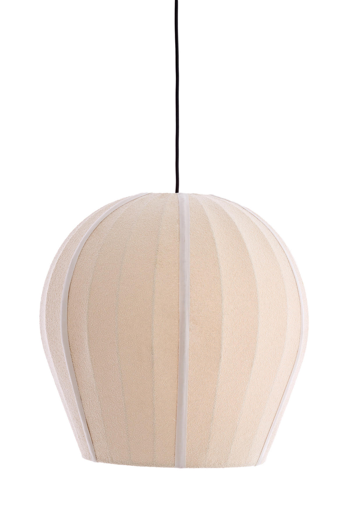 HÄNGELAMPE - Braun - 44/44/42 cm - Braun, Textil (44/44/42cm) - Light & Living