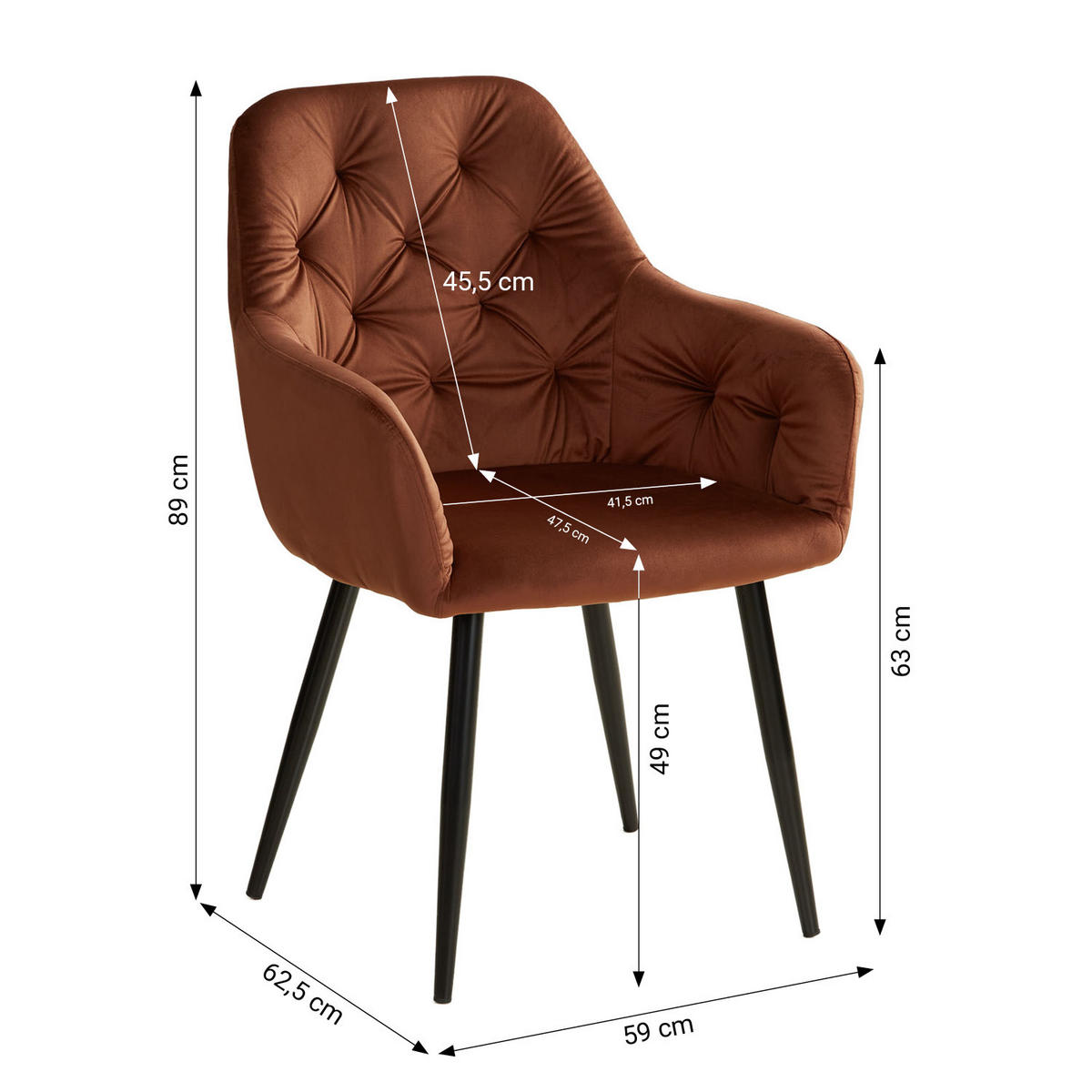 TISCHGRUPPE ausziehbar 160-200/90 cm weiß mit 4 Stühle Samt braun - Weiß/Braun, Holz/Textil (160/88/90cm) - Homestyle4u