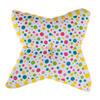 BODENKISSEN Stern, bunte Punkte & gelbe Streifen 70/48/7 cm - Multicolor, Textil (70/48/7cm) - Homescapes