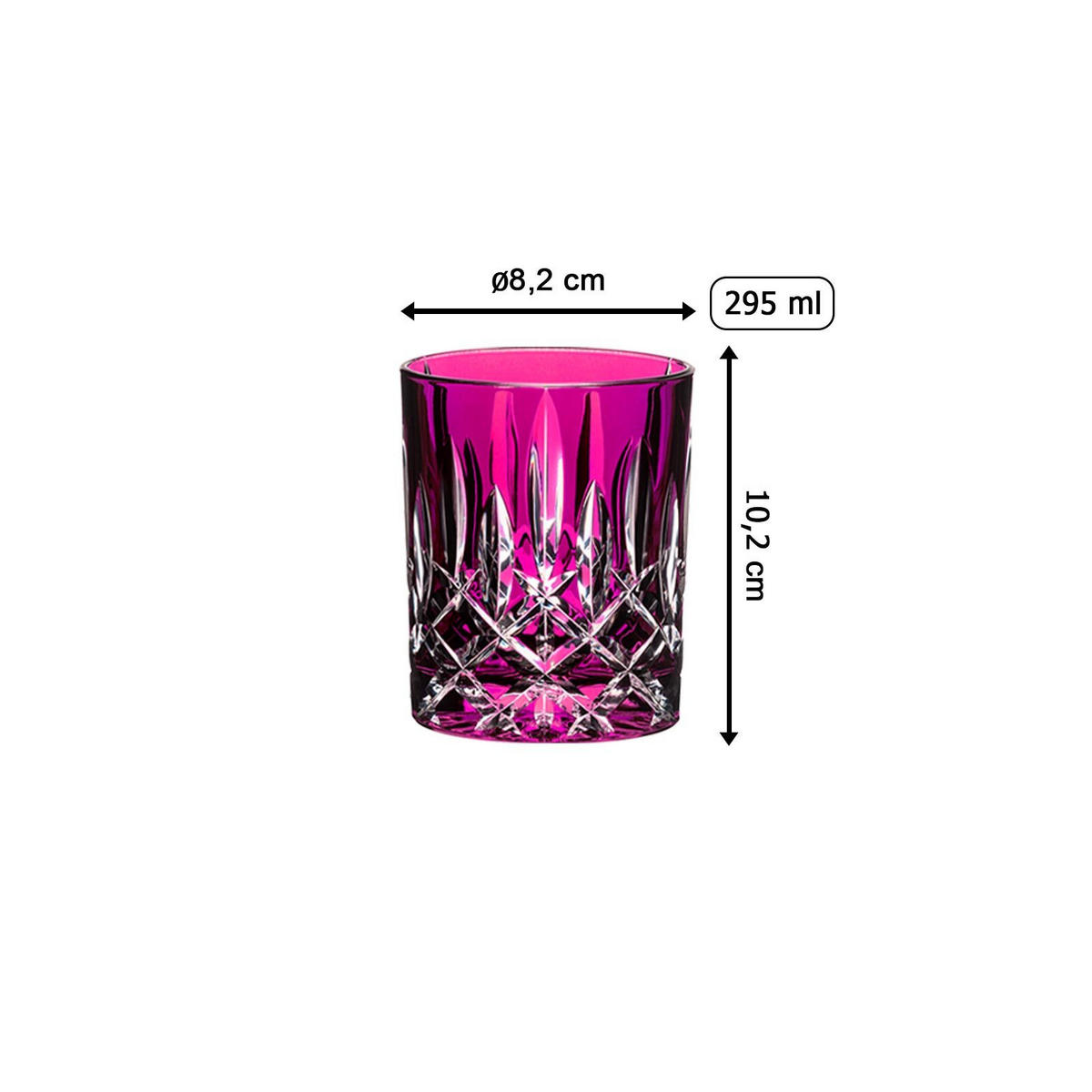 WHISKYGLAS Laudon Pink 295 ml - Pink, Glas (0.295L) - Riedel