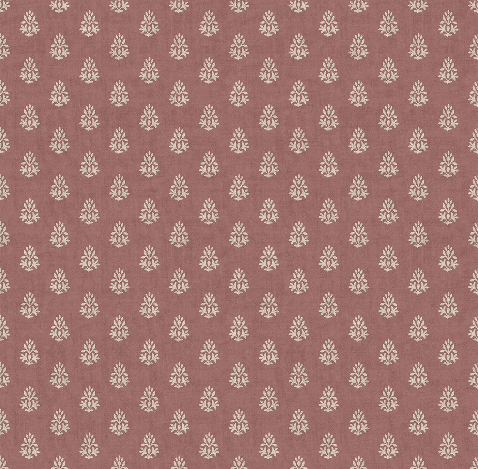 TAPETE kleine Ornamente 53 cm x 10 m - Terracotta, Papier (53/1000cm) - Sanders & Sanders