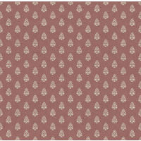 TAPETE kleine Ornamente 53 cm x 10 m - Terracotta, Papier (53/1000cm) - Sanders & Sanders