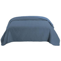 TAGESDECKE Wende-Design blau 170/210 cm Duo-Color - Blau, Textil (170/210cm) - wometo