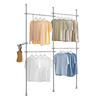 TELESKOP GARDEROBEN SYSTEM Grau - Grau, Kunststoff (226/285/3cm) - SoBuy