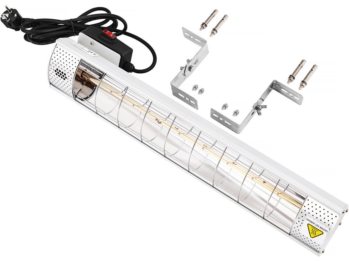 AUSSENHEIZUNG Silber - Grau, Metall (6/7.2/56cm) - Habitat Garten