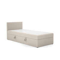 BOXBETT Verdig Mini Basic 90x200 Beige Links - Beige, Holz (90/200cm) - Fedve