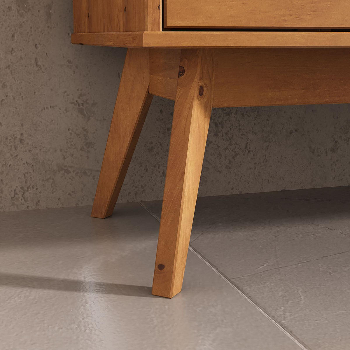 LOWBOARD TIVOLI - Eichefarben, Holz (180/52/41cm) - IDIMEX