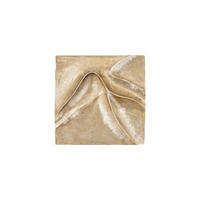 WANDPANEEL Gihan Gold 42/5/42cm - Goldfarben, Metall (5/42/42cm) - PTMD Collection