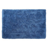 SHAGGY-TEPPICH Cide 200/140 cm - Blau, Kunststoff (140/200cm) - Beliani