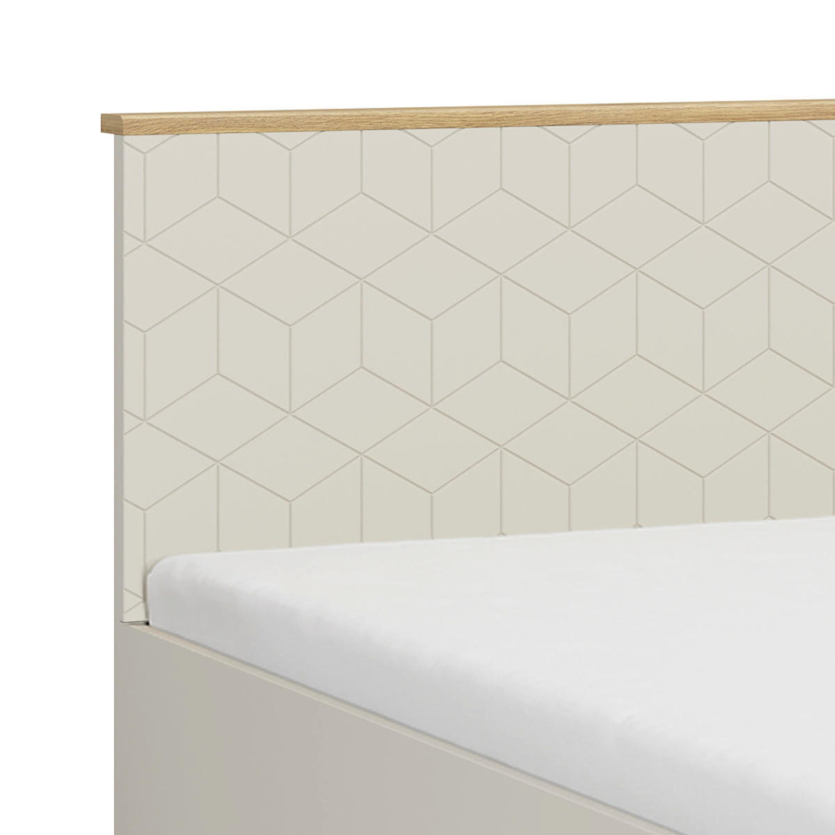 BOXSPRING POSTELJA 160/200 Naya Kašmir - bež, leseni material (160/200cm) - Petits-meubles