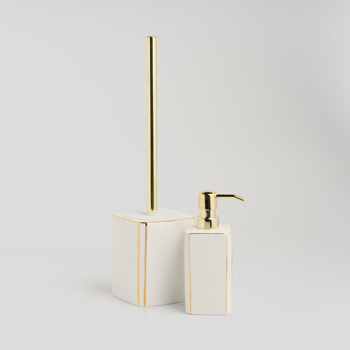 SEIFENSPENDER Lorenzo - Weiß, Keramik (7/18/7cm) - home&you