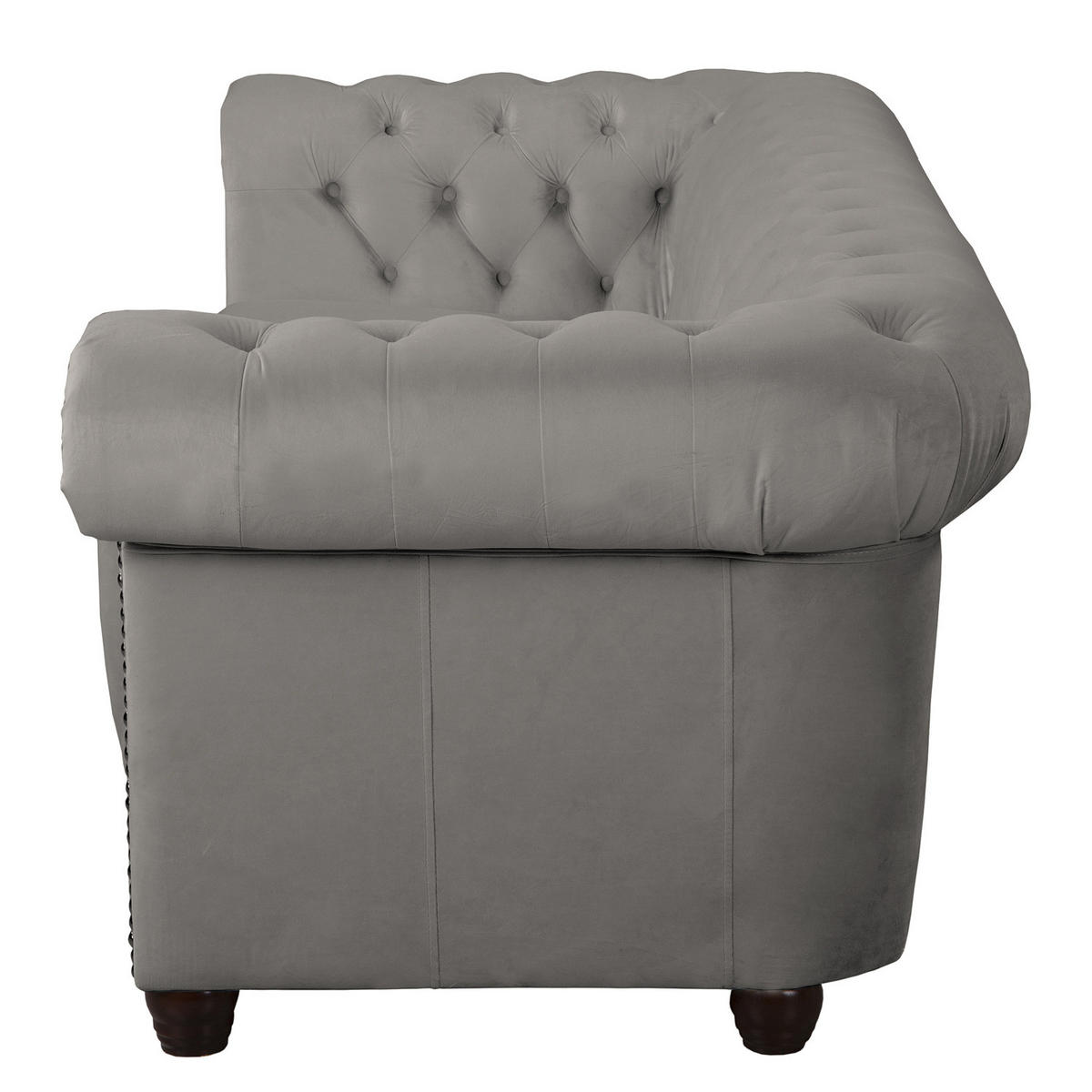 3-SITZER SOFA - Taupe, Textil (203/72/86cm) - home24