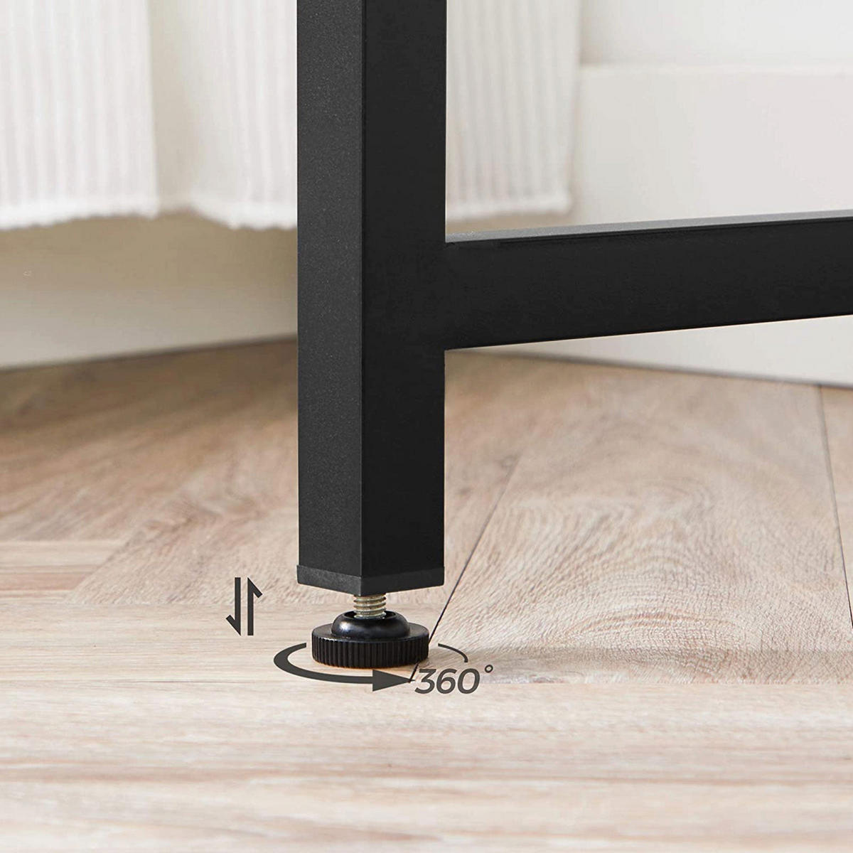 SCHREIBTISCH COMPUTERTISCH - Schwarz Hochglanz, Holzwerkstoff (100/50/75cm) - Hansiro