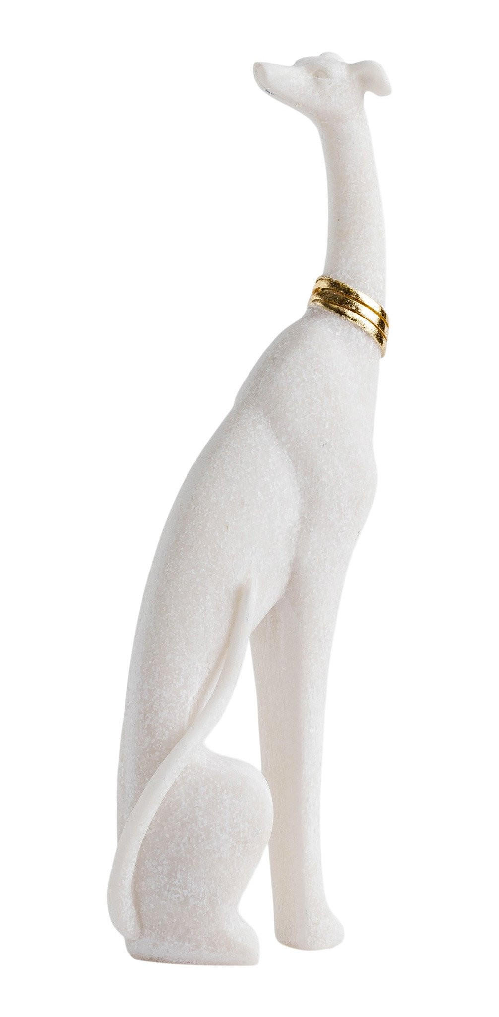 FIGURINE Hund - Ecru, Kunststoff (14/36.8/7cm) - home&you