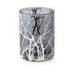 KERZENHALTER Odette Silber 10/10/12.5 cm Glas - Silberfarben, Glas (10/12.5/10cm) - Mondex