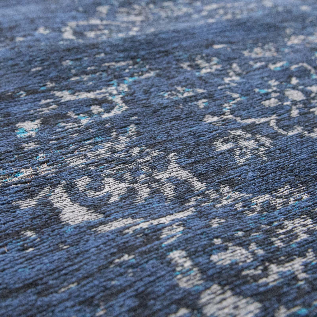 TEPPICH Flachgewebe BLUE DREAM Blau 200 x 280 cm - Blau, Textil (200/280cm) - Novatrend