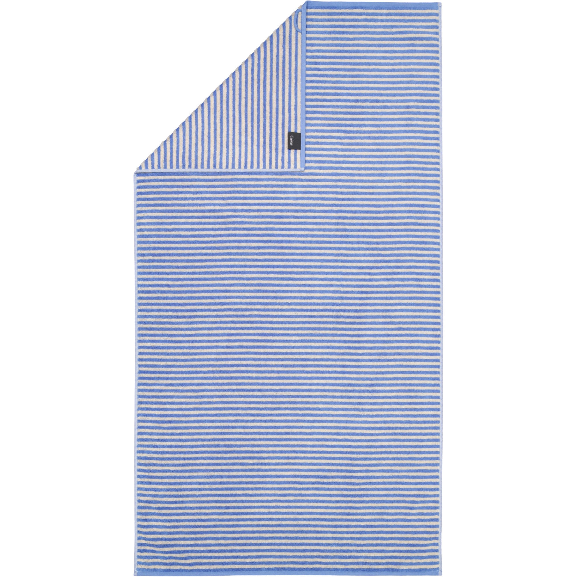 DUSCHTUCH LINES RINGEL 6255 CAPRI - 13 - Blau, Textil (80/150cm) - Cawoe