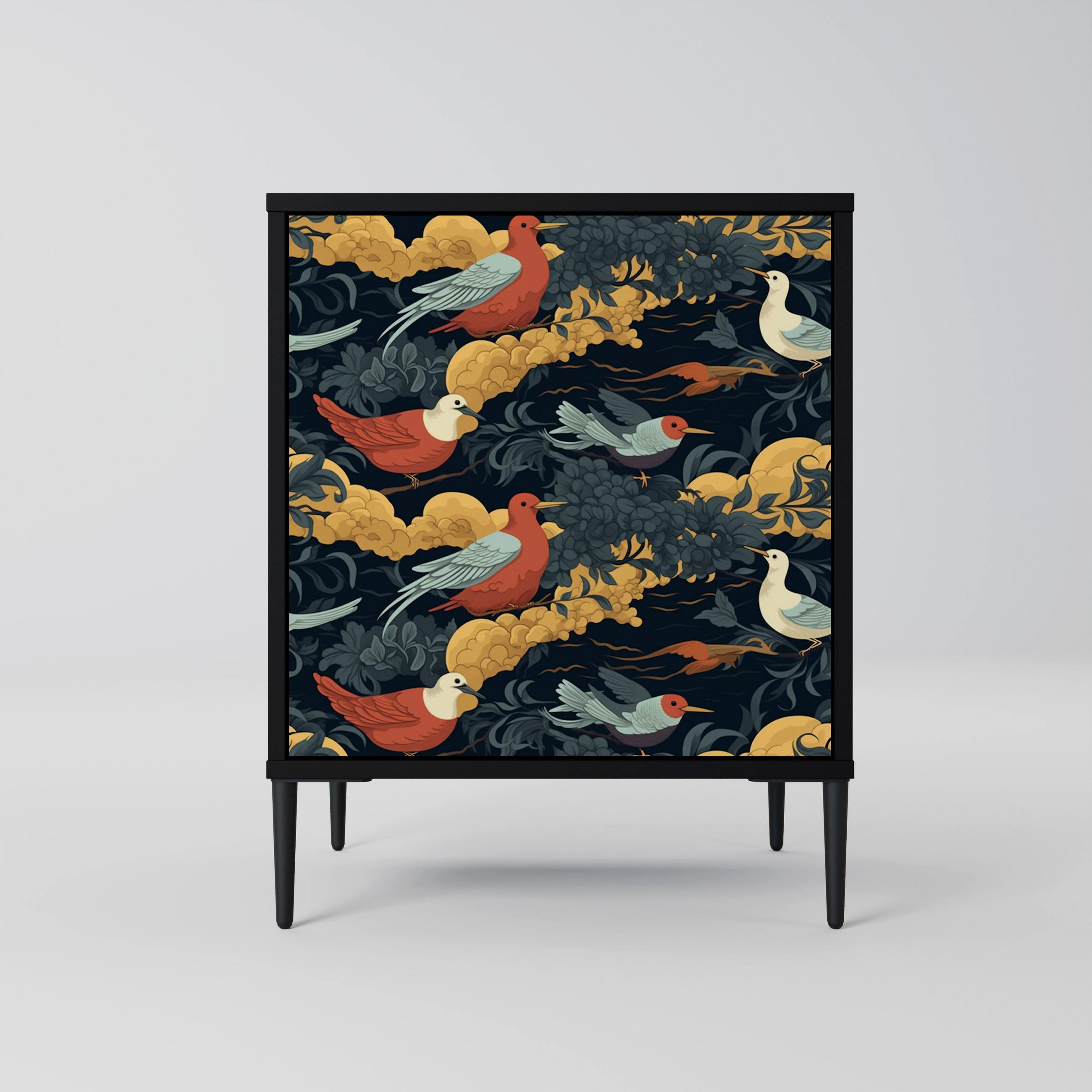 SpaceRebels Sideboard Schwarz 57.5x72.5x42 cm