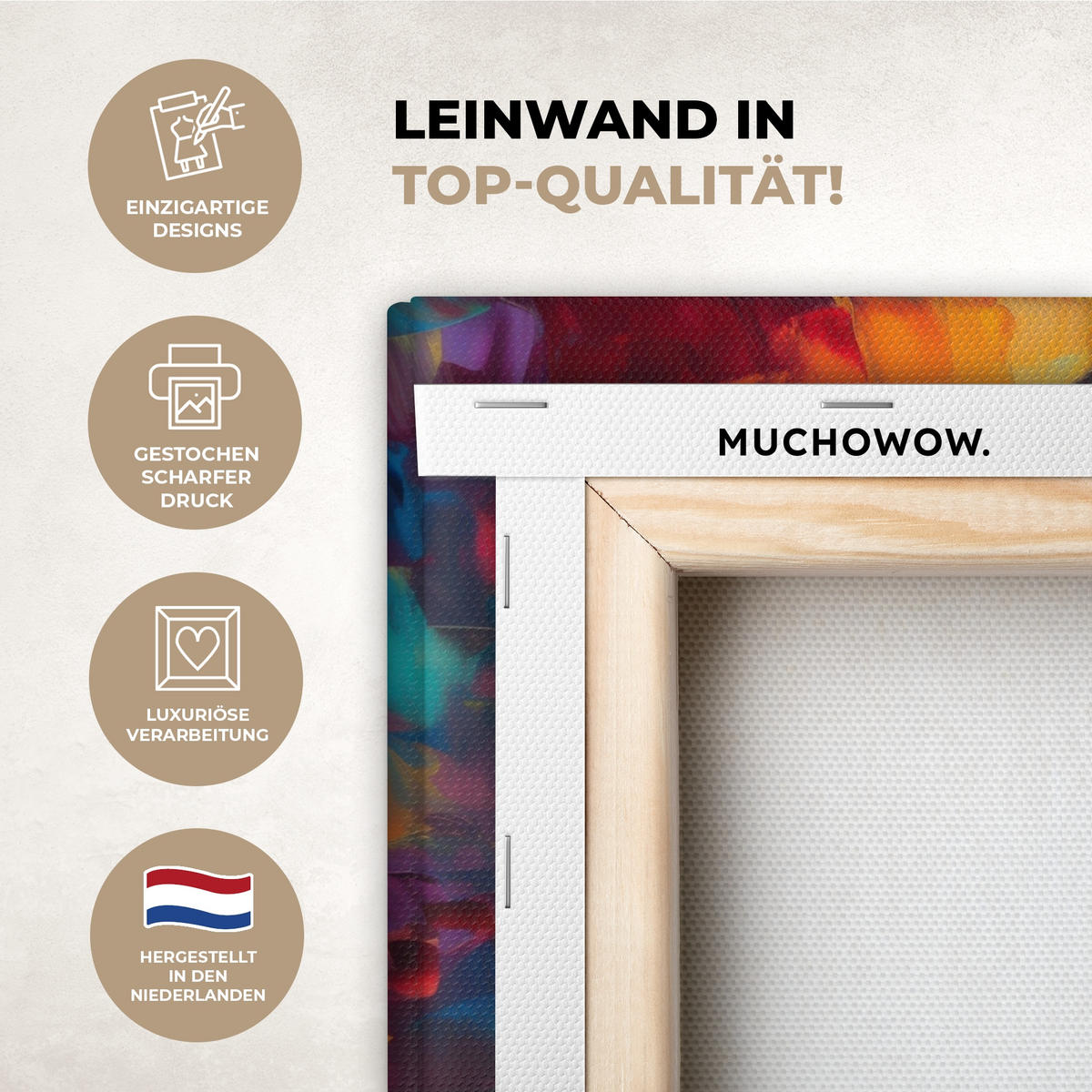 LEINWANDBILD Wein - Frau - Stimmungsvoll - Farbenfroh 40x30 cm - Bordeaux, Textil (40/30cm) - MuchoWow