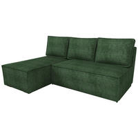 ECKSOFA Hector mit Schlaffunktion Grün Cord - Grün, Textil (200/141cm) - Bromarkt