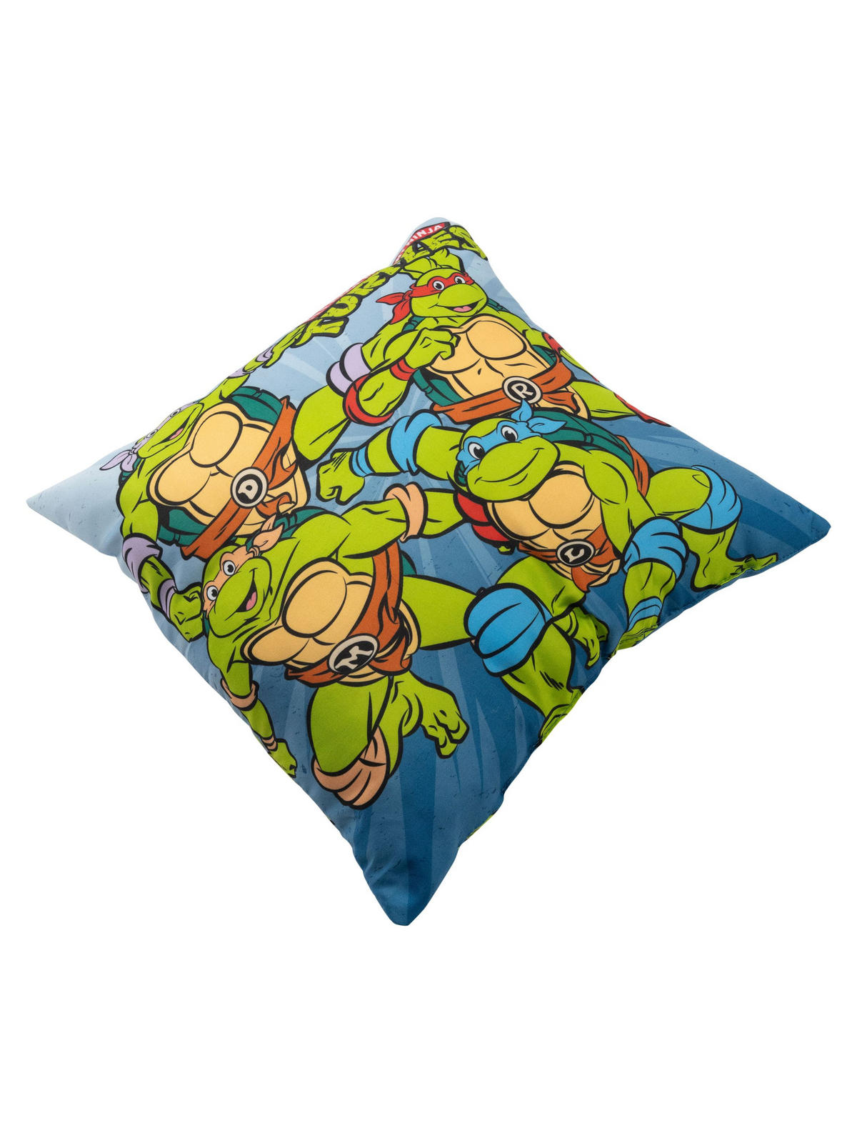 KINDERKISSEN Teenage Mutant Ninja Turtles Blau 40 x 40 cm - Blau, Textil (40/40cm) - United Labels