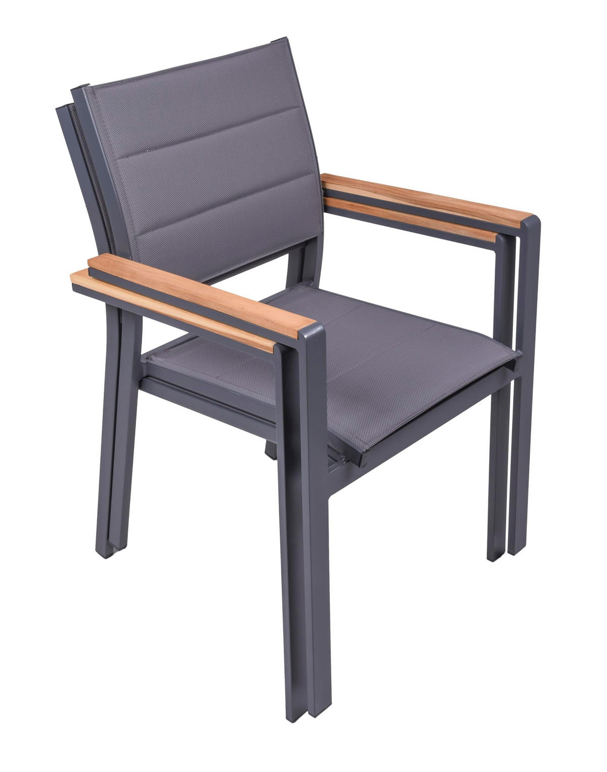 GARTENSTUHL 2er Set Hedda Stapelstuhl - Hellbraun, Holz (58/86/57cm) - DELUKE