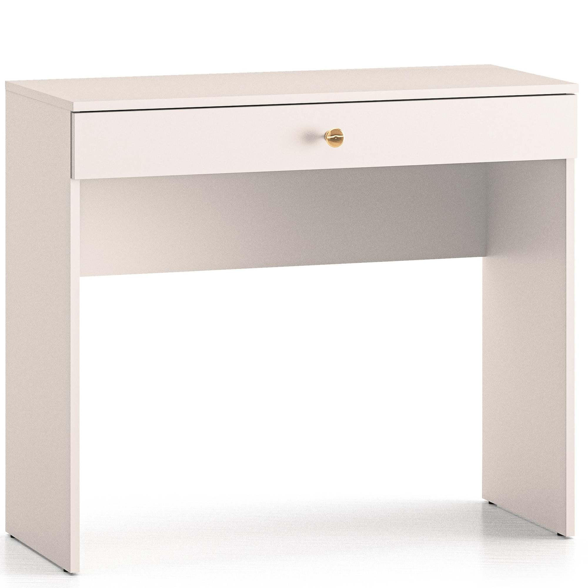 SCHREIBTISCH FRALIA,Creme - Creme, Holzwerkstoff (40/92/79cm) - KONSIMO®