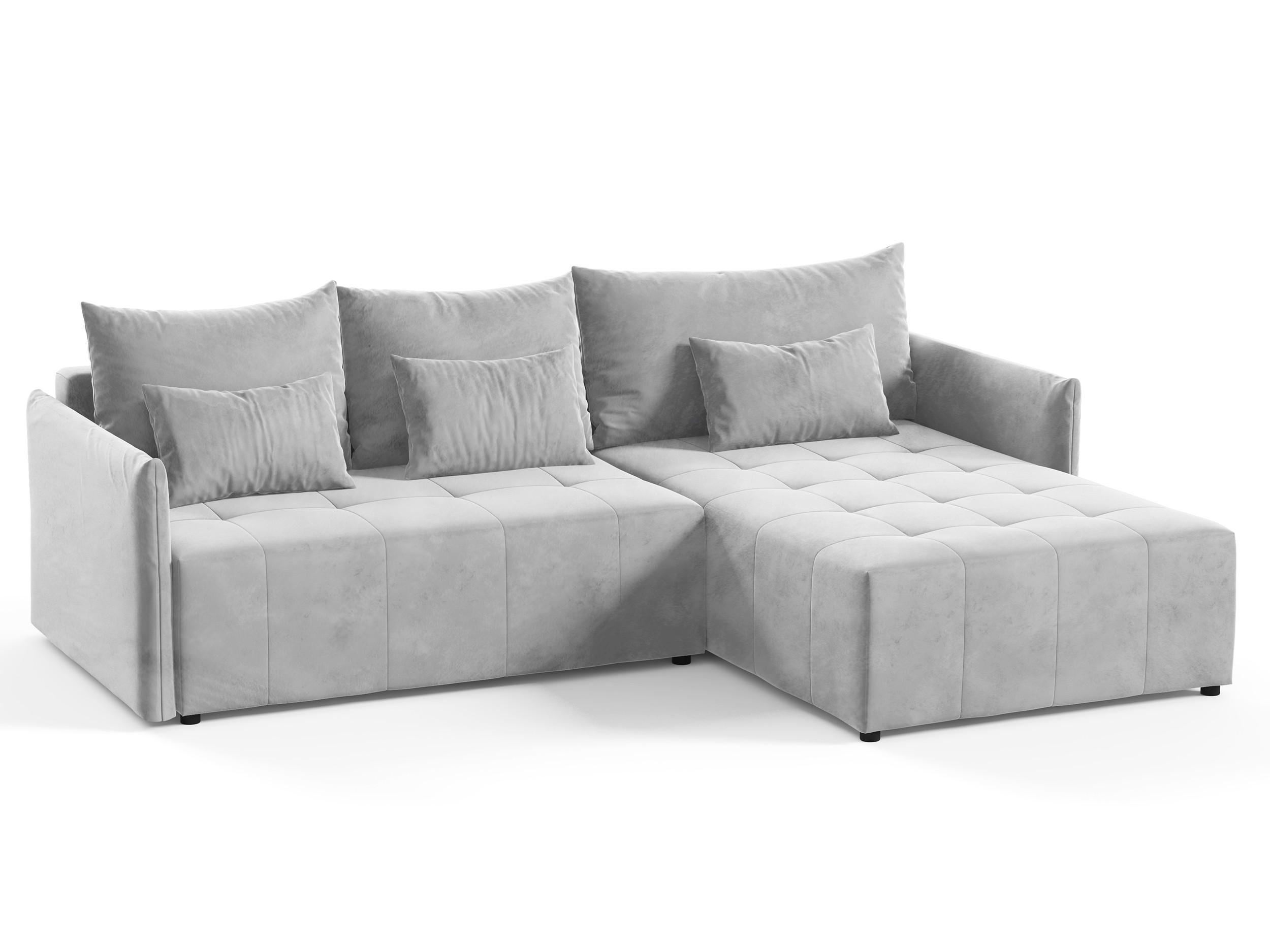 ECKSOFA Leno L - Grau, Holz/Textil (260/180cm) - Sofnet