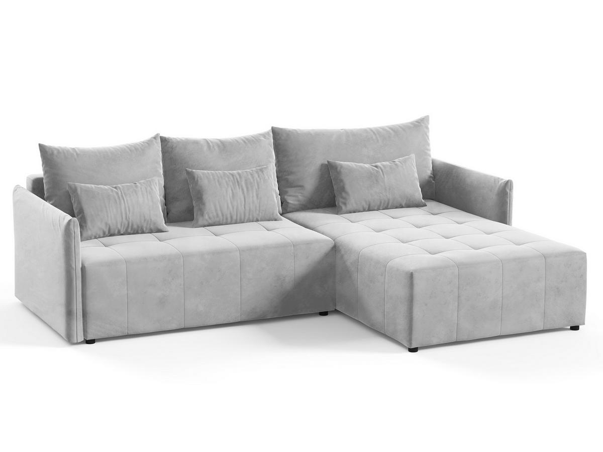 ECKSOFA Leno L - Grau, Holz/Textil (260/180cm) - Sofnet