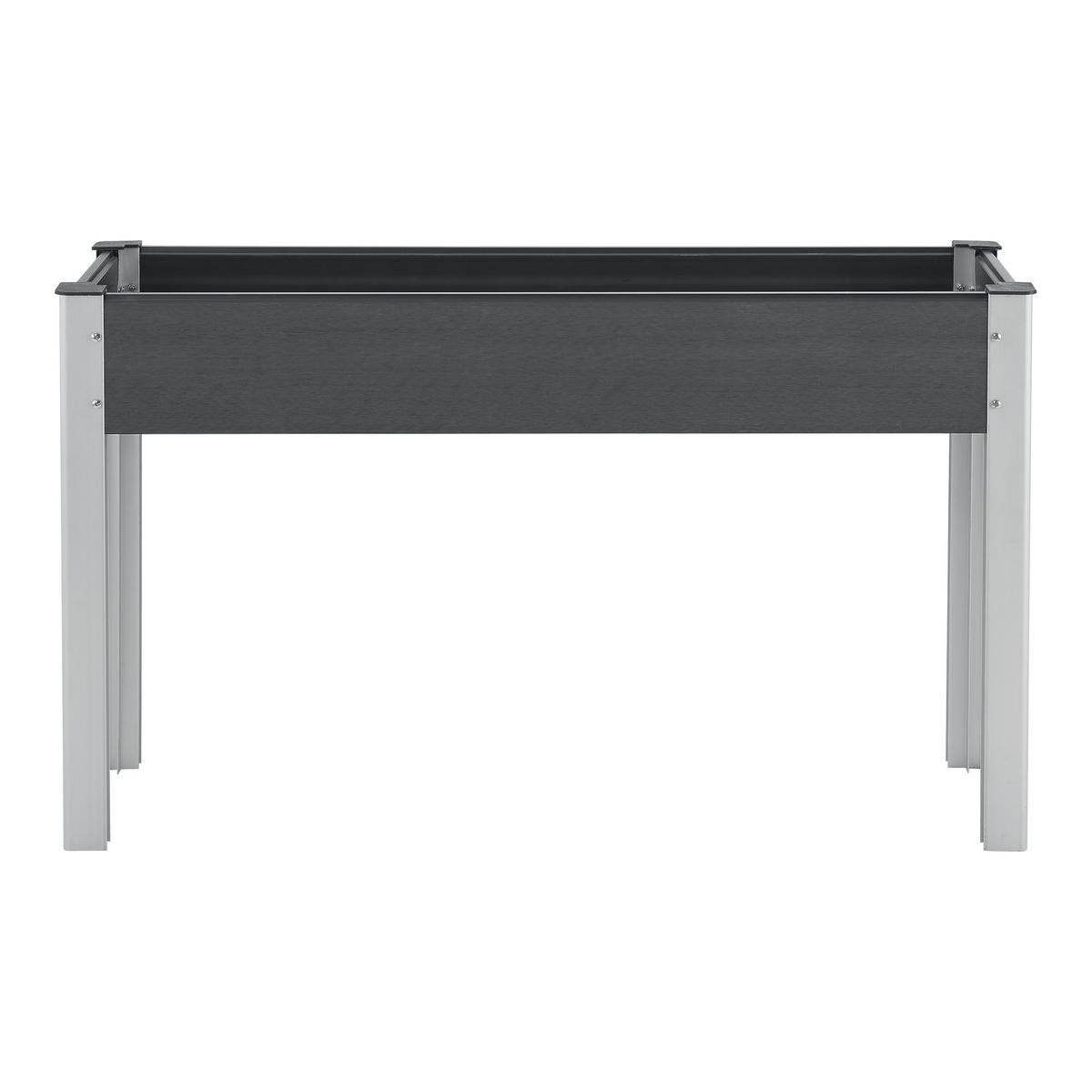 HOCHBEET Beverwijk - Dunkelgrau, Metall (125/75/40cm) - [en.casa]