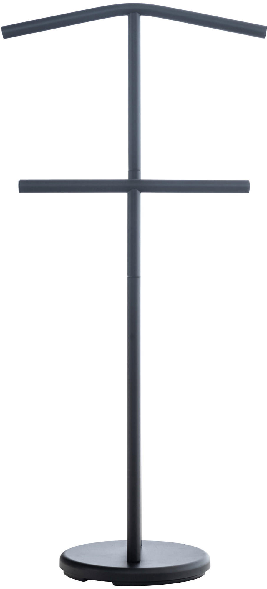HERRENDIENER Tom 50x28x107cm Metall Schwarz Kleiderständer - Schwarz, Metall (50/107/28cm) - DELUKE
