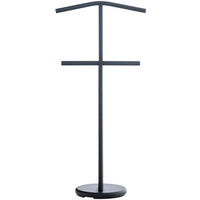 HERRENDIENER Tom 50x28x107cm Metall Schwarz Kleiderständer - Schwarz, Metall (50/107/28cm) - DELUKE