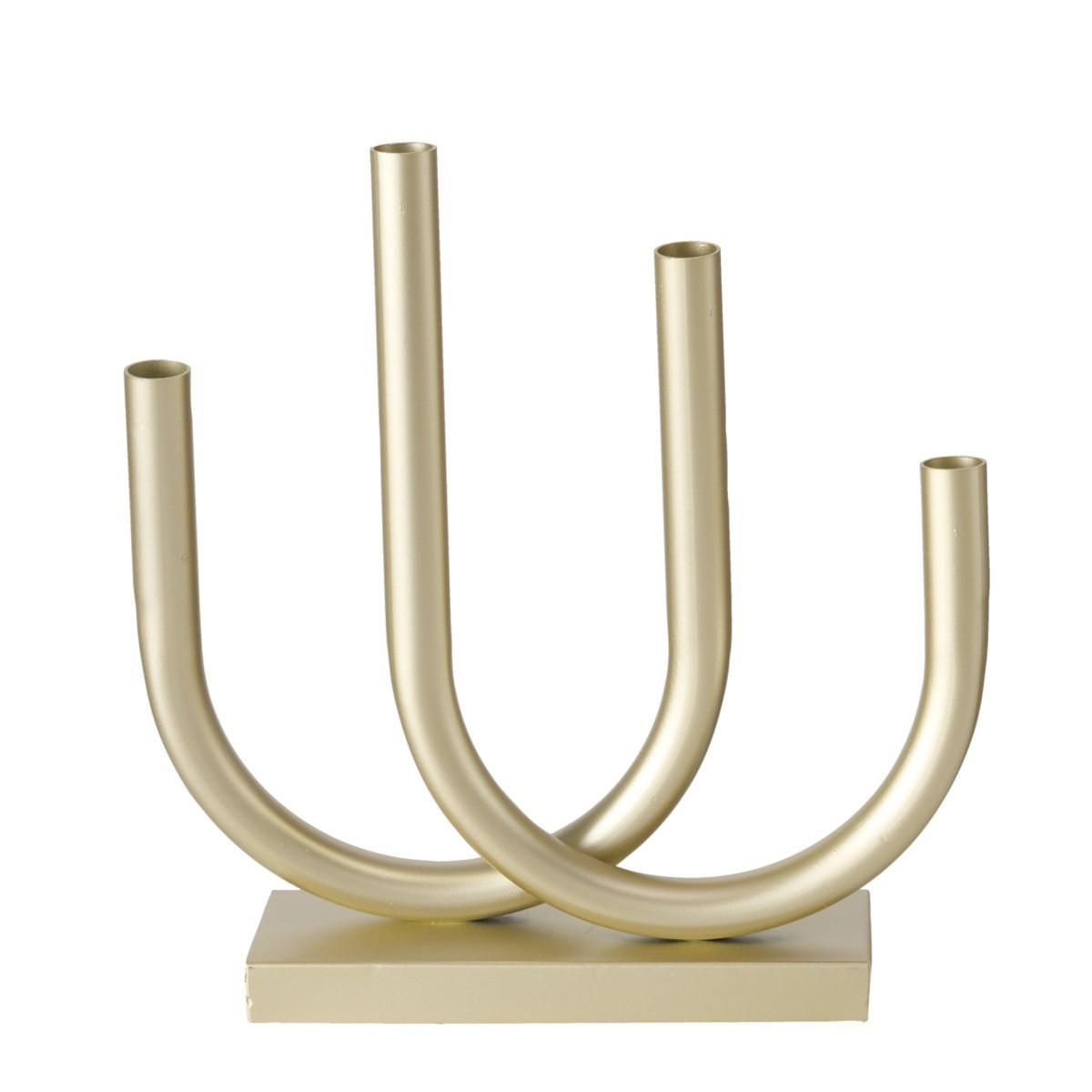 Boltze Home Kerzenständer Gold 9x34x33 cm