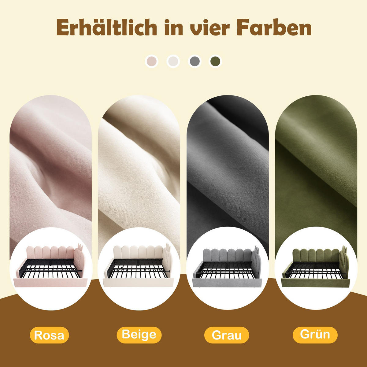 TAGESBETT 90x200cm mit Ausziehbett - Rosa, Textil (90/200cm)