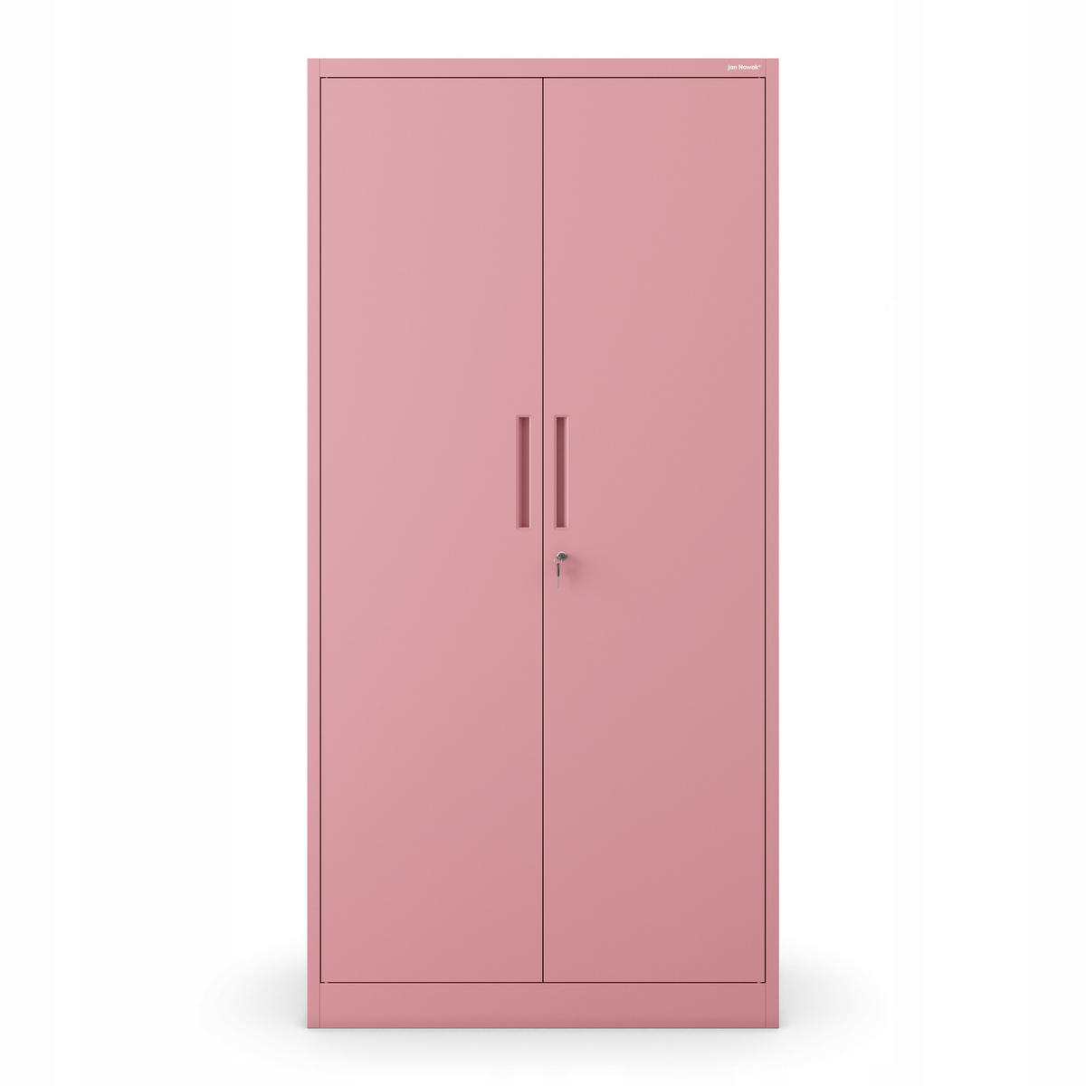 AKTENSCHRANK JAN 185x90x45 cm - Rosa, Metall (90/185/40cm) - Jan Nowak
