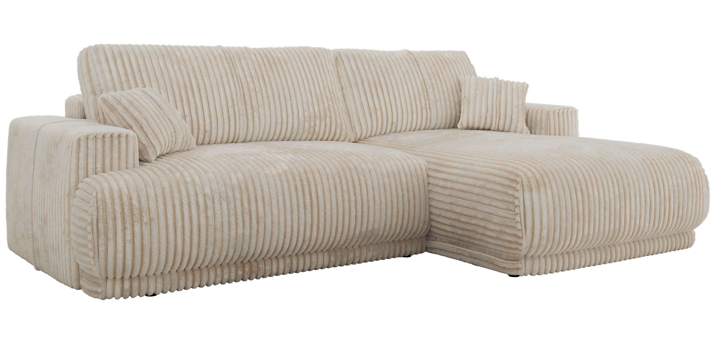 MKS Eckschlafsofa Beige 266x172 cm