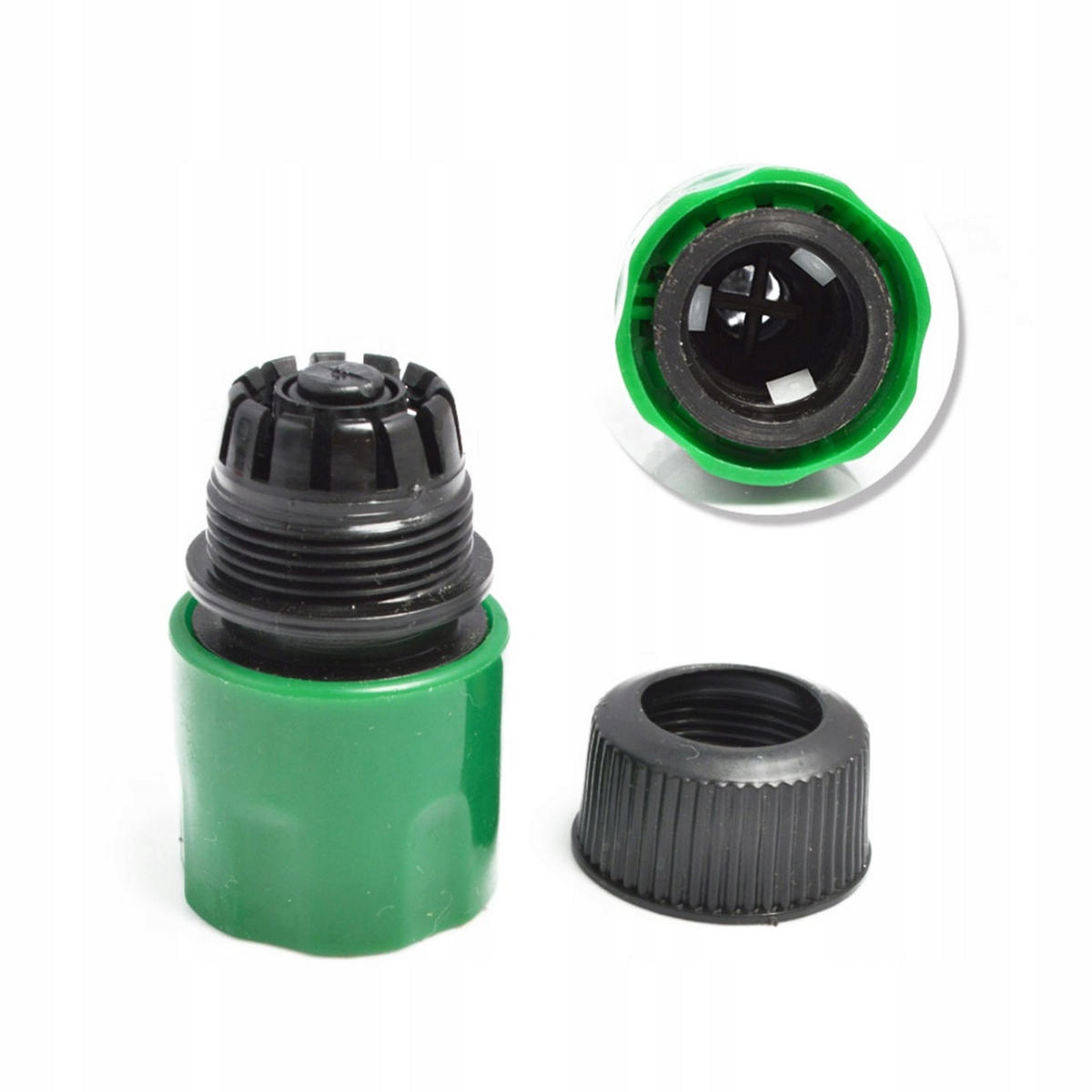 SCHLAUCH Saugschlauch - 5 m, 13 mm 1/2", 2 mm Wandstärke, max. 21 bar, PVC verstärkt, 2x Schnellkupplung 1/2" - Multicolor, Kunststoff/Metall (10/10/10cm)