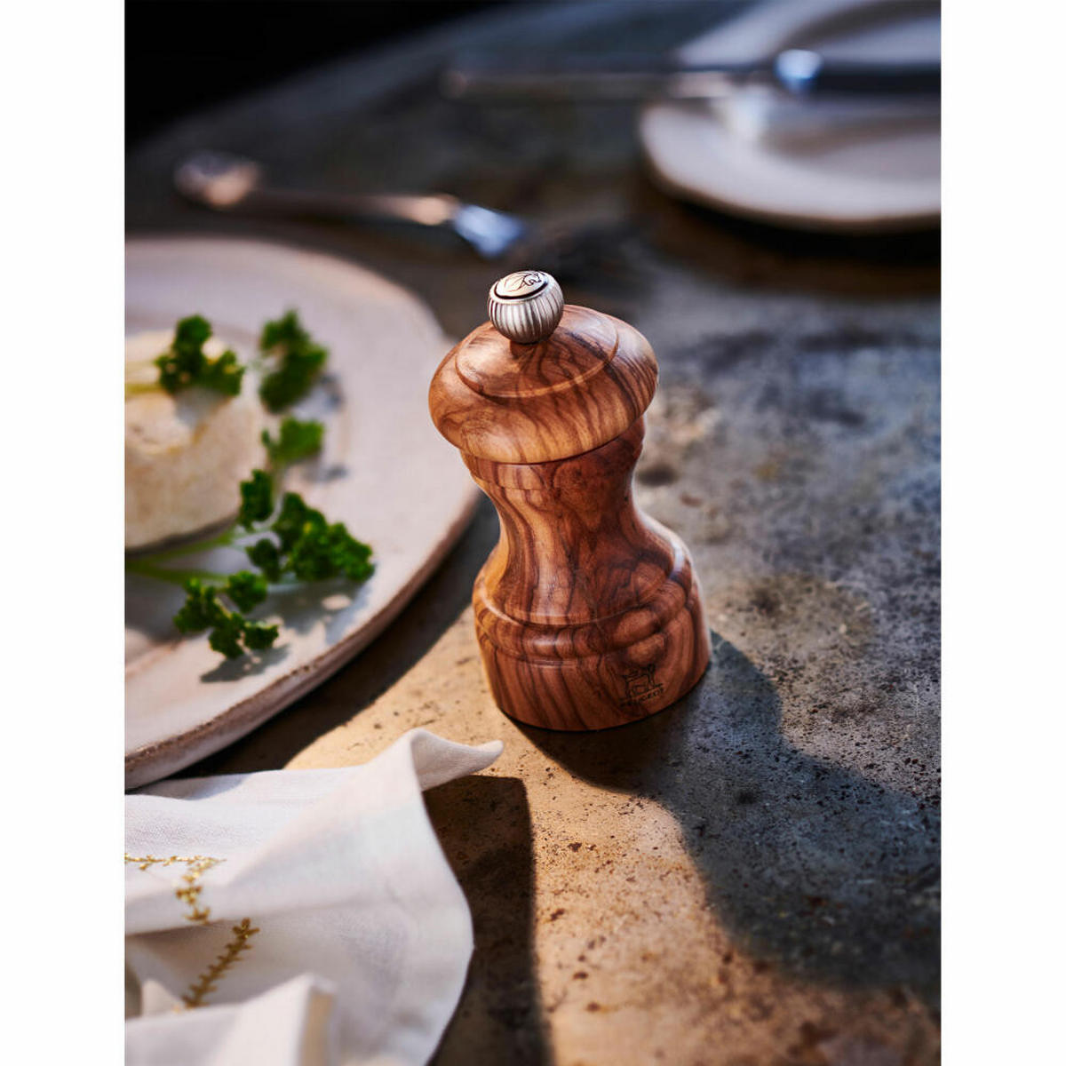 PFEFFERMÜHLE Bistro 10cm Olivenholz Stahlmahlwerk - Braun, Holz (5.3/10/5.3cm) - PEUGEOT