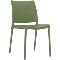 STUHL Maya oliv - Grün, Kunststoff (44/81/50cm) - TPFGarden