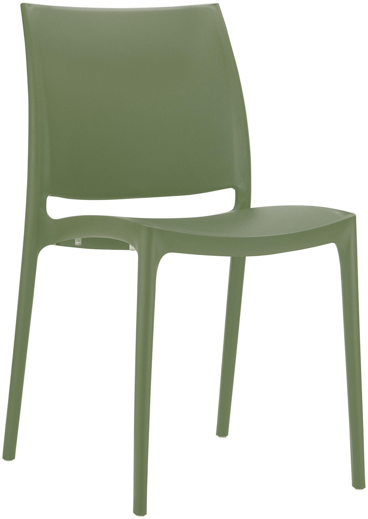 STUHL Maya oliv - Grün, Kunststoff (44/81/50cm) - TPFGarden