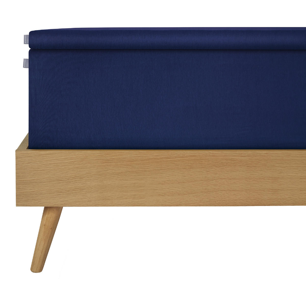 TOPPERSPANNBETTLAKEN Flexi - 95/5 - 150 x 200 cm - Dunkelblau - Dunkelblau, Textil (150/200cm) - SCHIESSER